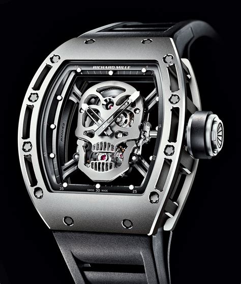 orologio richard mille skull|rm 052 human skull.